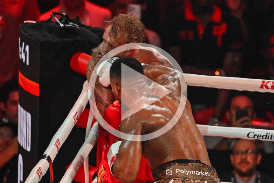 Anthony Joshua Jake Paul knockout