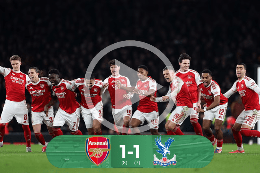 Arsenal 1-1 Crystal Palace