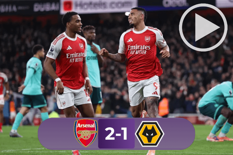 Arsenal 2-1 Wolves