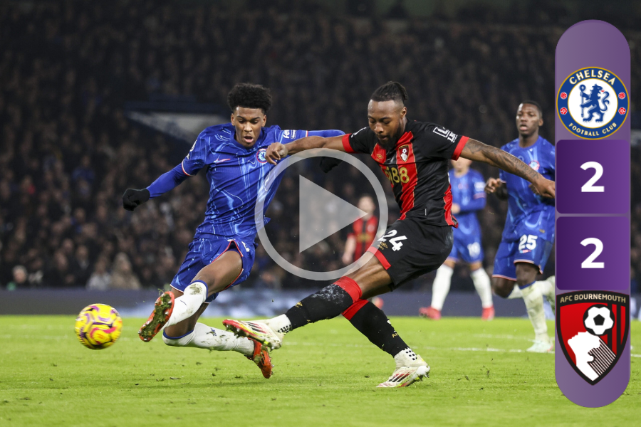 Chelsea 2-2 Bournemouth