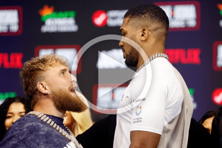 Jake Paul and Anthony Joshua