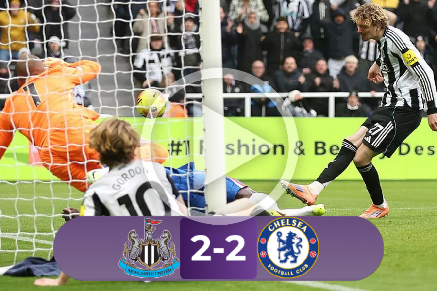 Newcastle 2-2 Chelsea