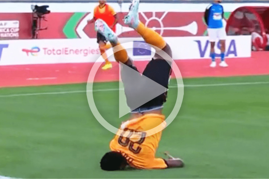 Patson Daka celebration