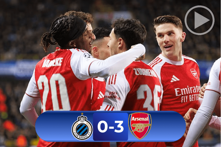 Club Brugge vs Arsenal
