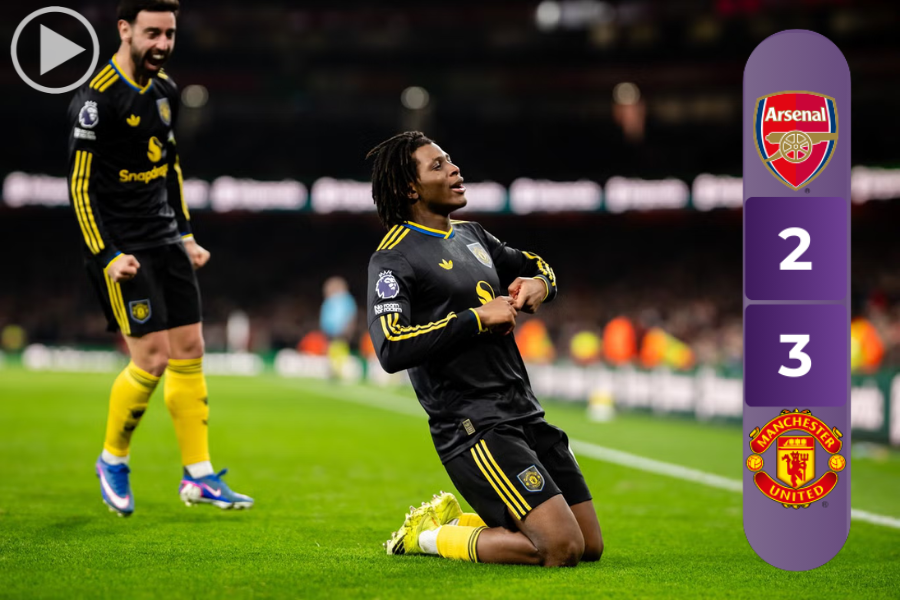 Arsenal 2-3 Manchester United
