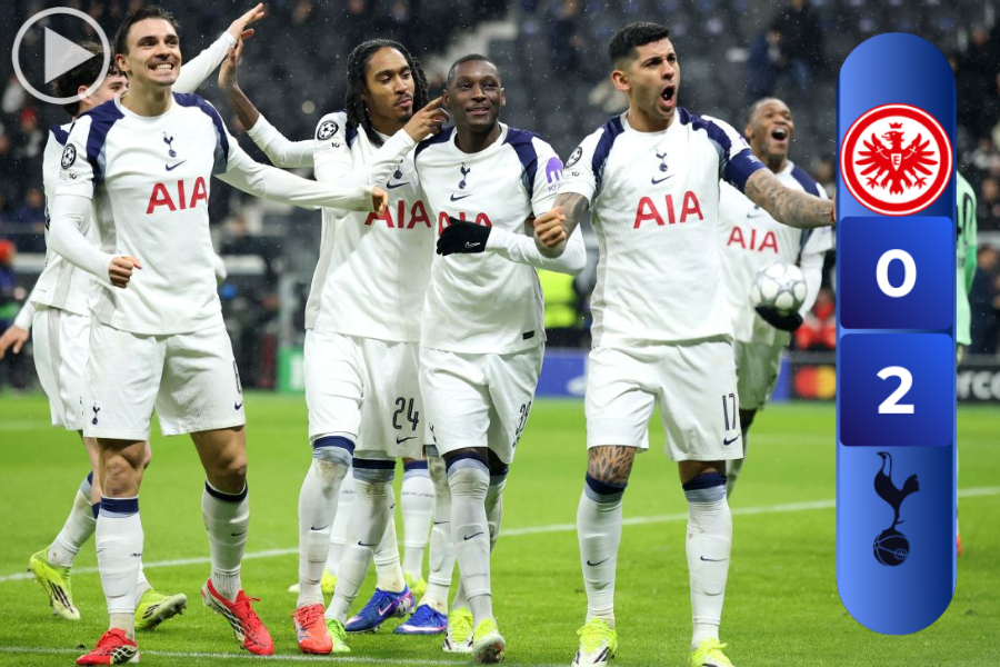 Frankfurt 0-2 Tottenham