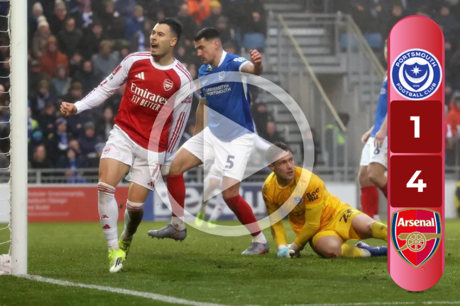 Portsmouth 1-4 Arsenal