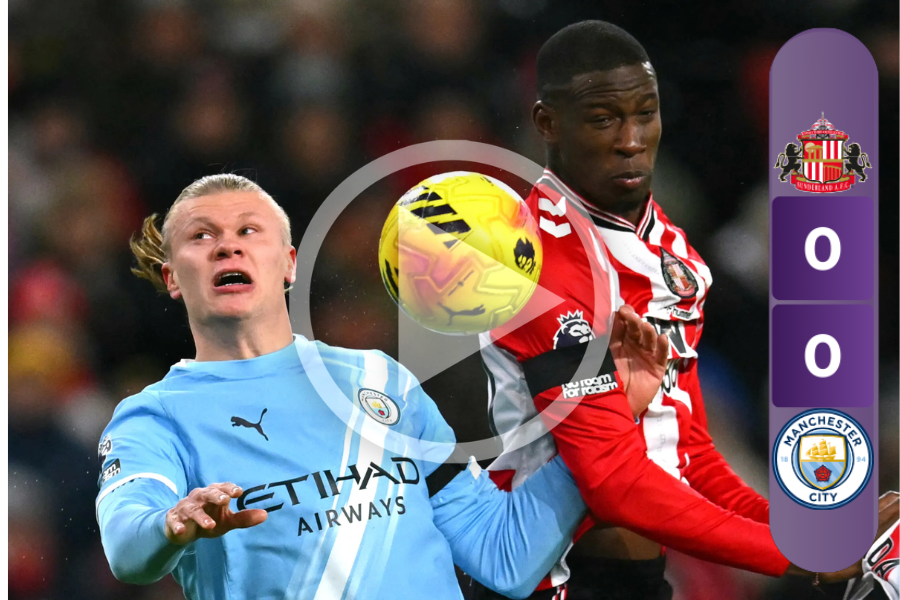 Sunderland 0-0 Man City
