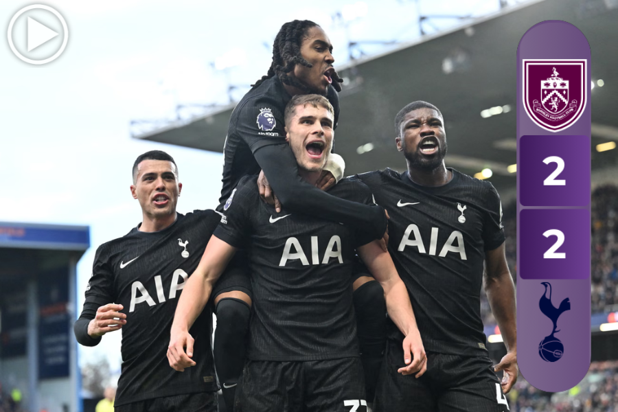 burnley 2-2 tottenham