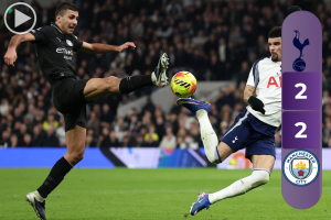 Tottenham 2-2Manchester City