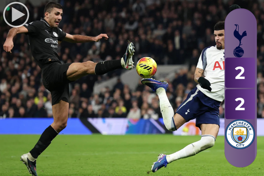 Tottenham 2-2Manchester City